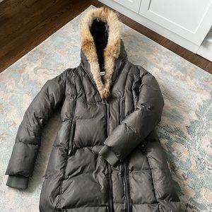 Mackage winter jacket size large color gray